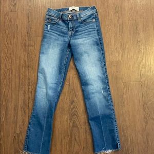 Girl’s 13/14 Slim Abercrombie Kids Straight Jeans